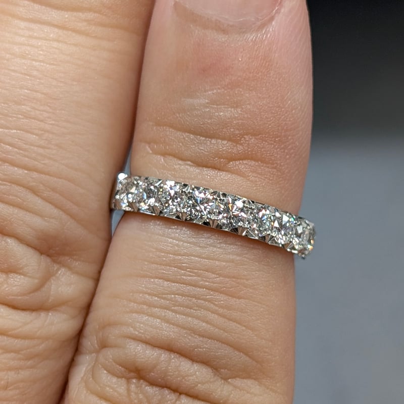 受注生産】鈴木屋 VSup×H&C ダイヤモンド 使用 ヤマガタ留め ハーフ