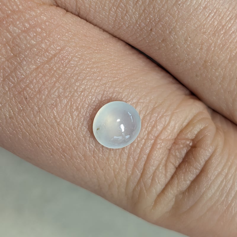 【貴重】氷翡翠の板ルース(69ｇ) 氷翡翠 1.077ct 6.78×6.56mm オーバル カボション ルース | 鈴木屋byJ
