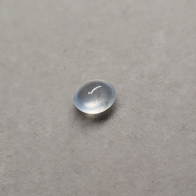 氷翡翠 0.925ct 6.2×5.9mm ダブルカボションカット ルース ミャンマー