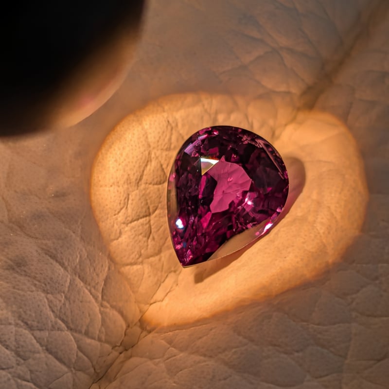高品質】ベキリーブルー カラーチェンジ ガーネット 1.14ct 7.16×5.70