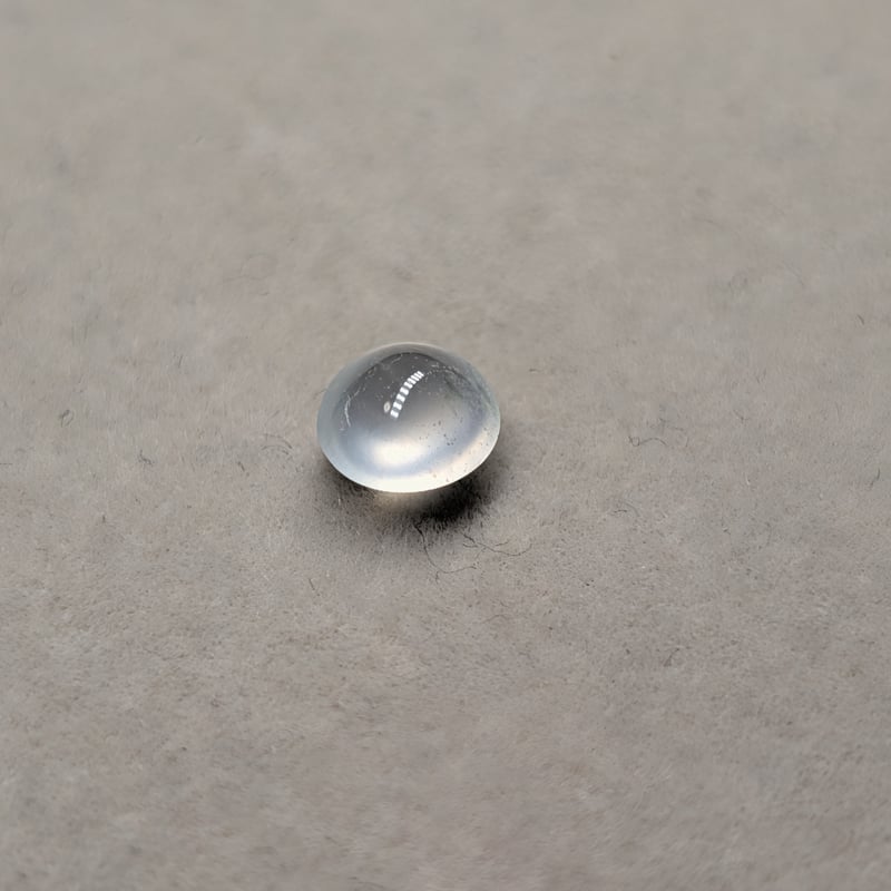 氷翡翠 0.925ct 6.2×5.9mm ダブルカボションカット ルース ミャンマー