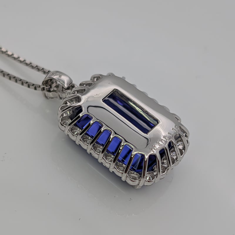 日独鑑別書】PT950/PT850 タンザナイト 10.40ct ダイヤモンド 1.180c