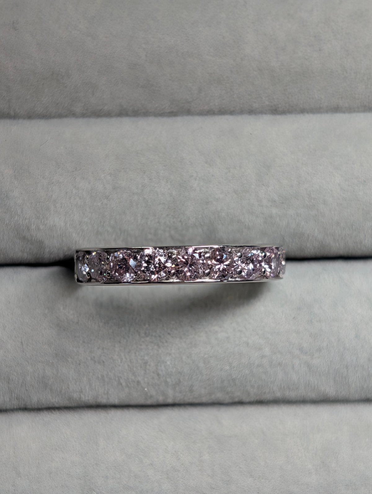 PT900 【ピンクダイヤモンドリング】　新品・未使用（✨お値下げ✨） Pink Diamond Pt900ピンク/カラーレスダイヤモンドリング LIGHT