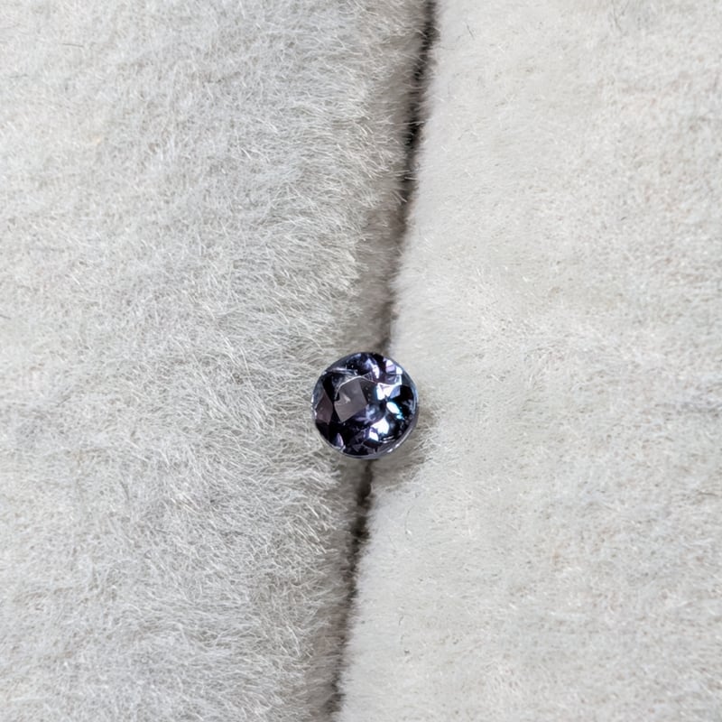 アレキサンドライト 0.09ct 2.51mm ラウンド カット ルース アレキ