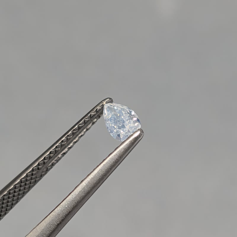 CGLソ】FANCY WHITE ダイヤモンド 0.294ct 3.29×5.44mm I-