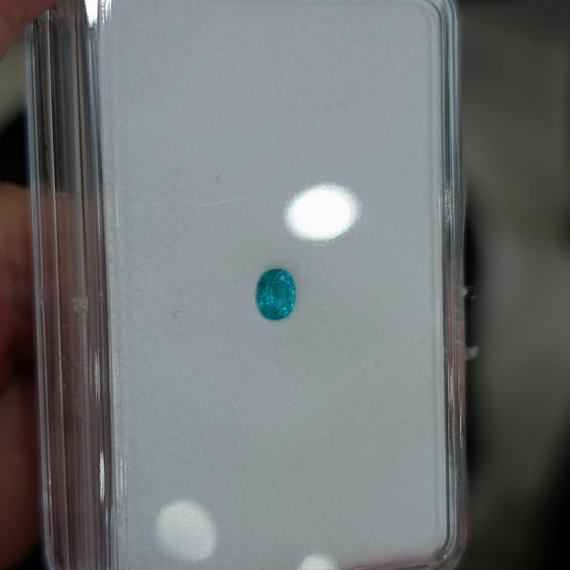 お取り置き】ブラジル産 パライバトルマリン 0.26ct 4.51×3.74mm