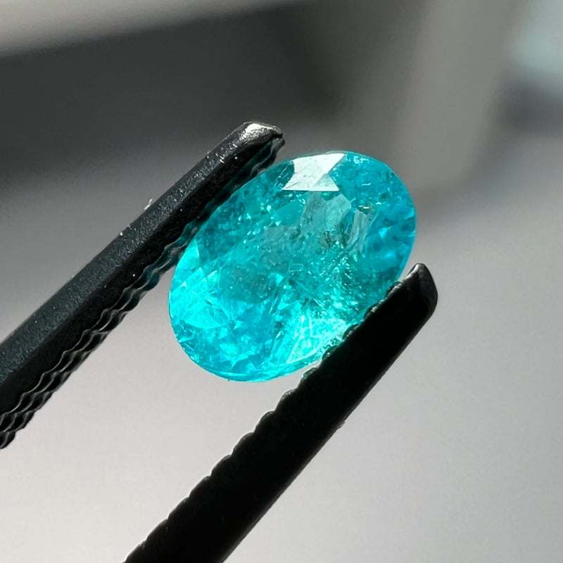日独産地鑑別書付】ブラジル産 パライバトルマリン 0.219ct 4.67×3.16