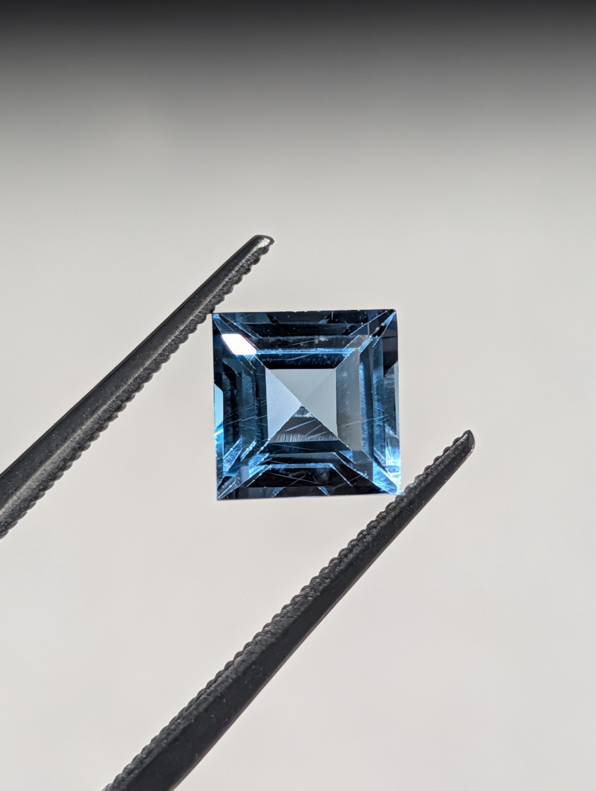 ロンドン ブルー トパーズ 7mm スクエアカット ルース | 鈴木屋byJOA STORE