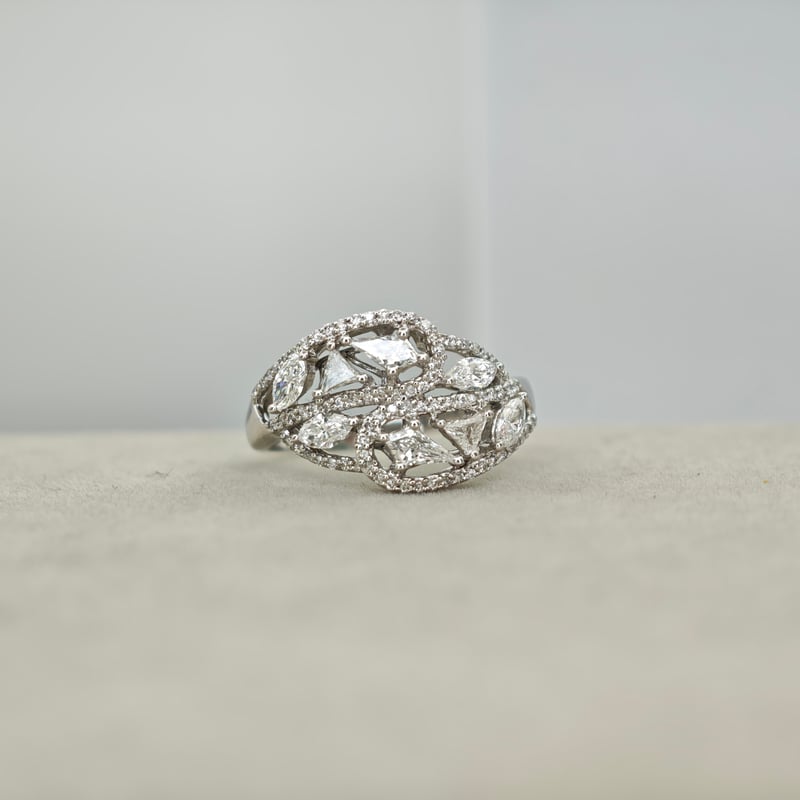 K18WG ダイヤモンド 0.70ct リング 12.5号 | 鈴木屋byJOA STORE