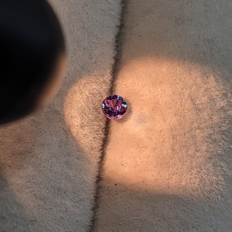 アレキサンドライト 0.09ct 2.51mm ラウンド カット ルース アレキ