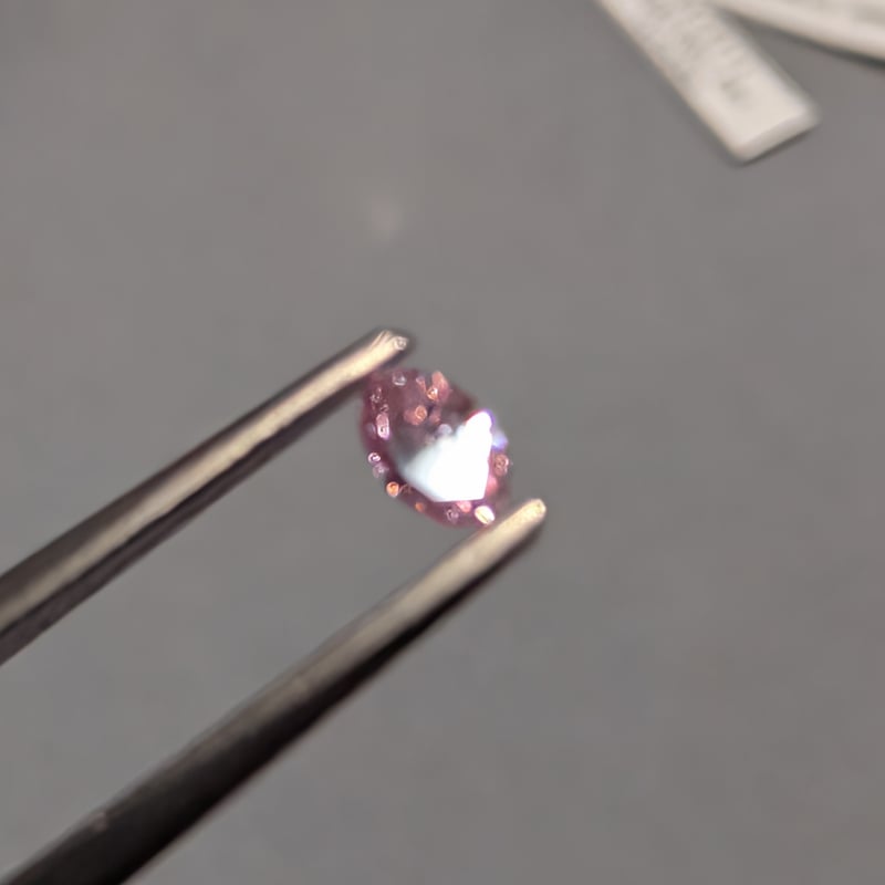 CGLソ】 ピンク ダイヤモンド 0.109ct FANCY INTENSE PINK S