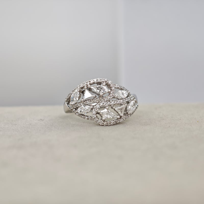 K18WG ダイヤモンド 0.70ct リング 12.5号 | 鈴木屋byJOA STORE