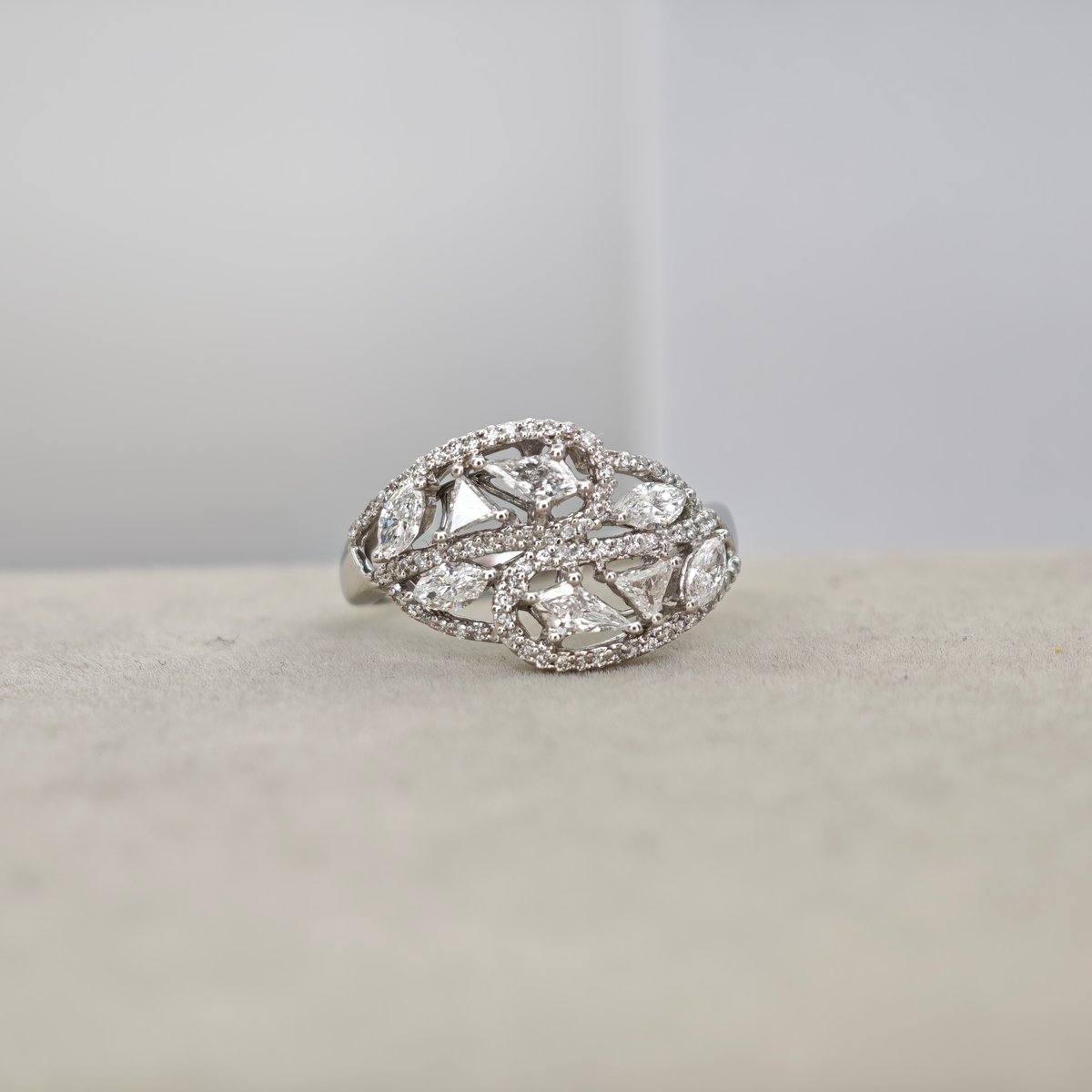 K18WG ダイヤモンド 0.70ct リング 12.5号 | 鈴木屋byJOA STORE