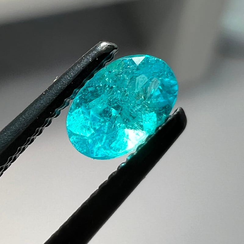 日独産地鑑別書付】ブラジル産 パライバトルマリン 0.219ct 4.67×3.16