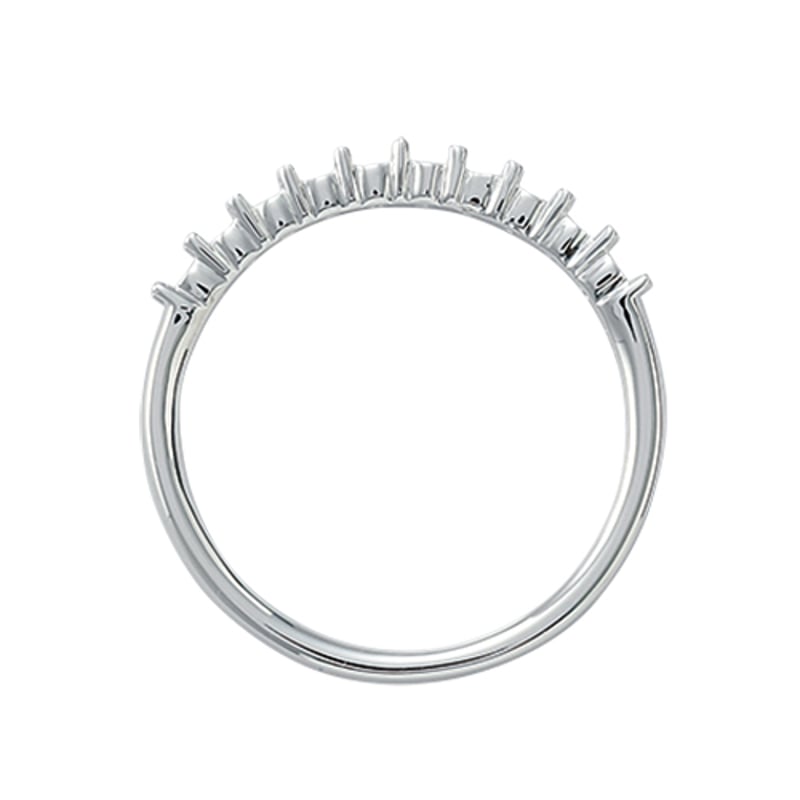 セミオーダー】 10pcs 対応 空枠ハーフエタニティ オーダー リング