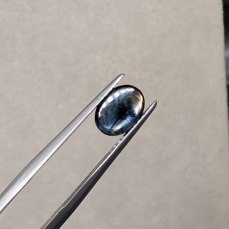 【GIA鑑別書】非加熱 ゴールド シーン サファイア 1.81ct 8.03×5.93×3.00mm オーバル カボション カット ルース