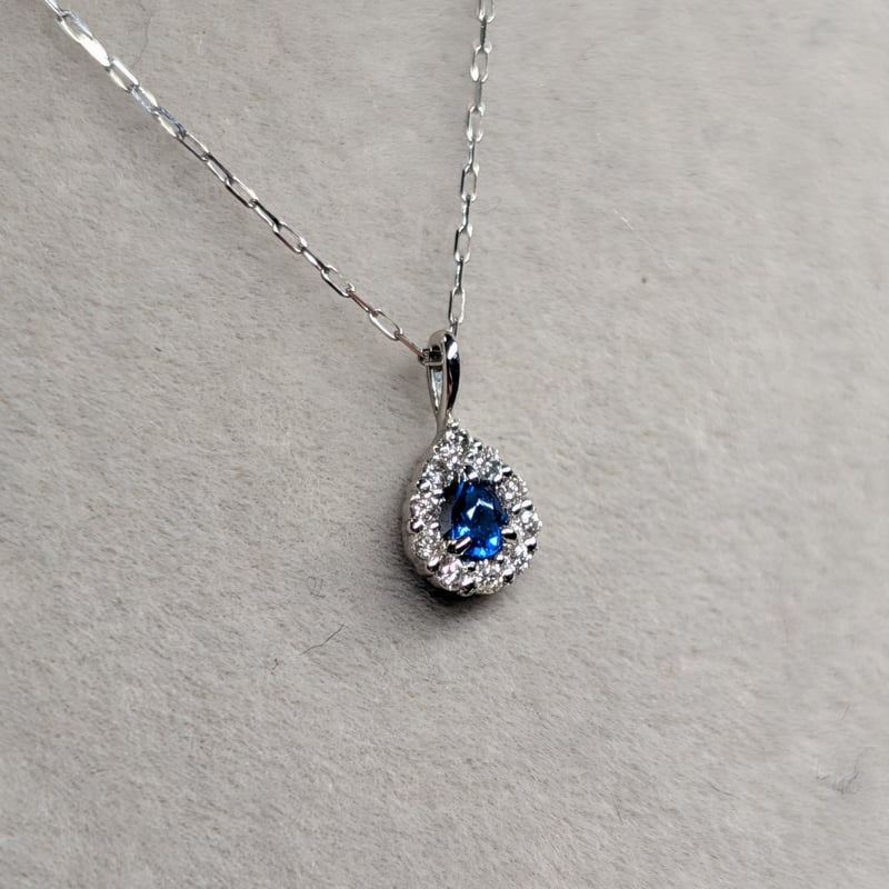 PT950/PT850 アウイナイト 0.03ct ダイヤモンド 0.03ct しずく ミニミ