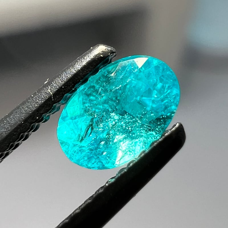日独産地鑑別書付】ブラジル産 パライバトルマリン 0.219ct 4.67×3.16