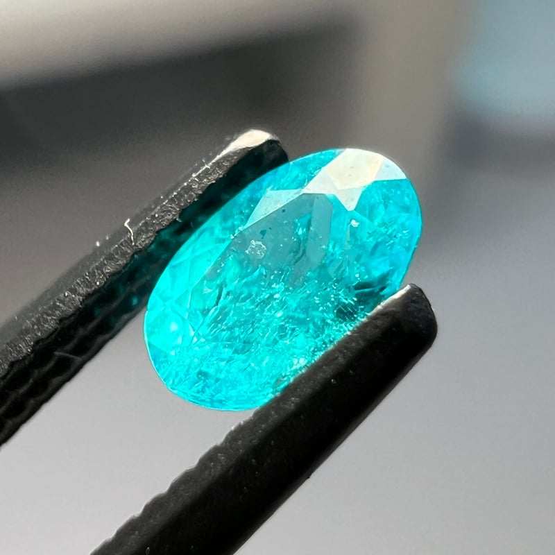 日独産地鑑別書付】ブラジル産 パライバトルマリン 0.219ct 4.67×3.16