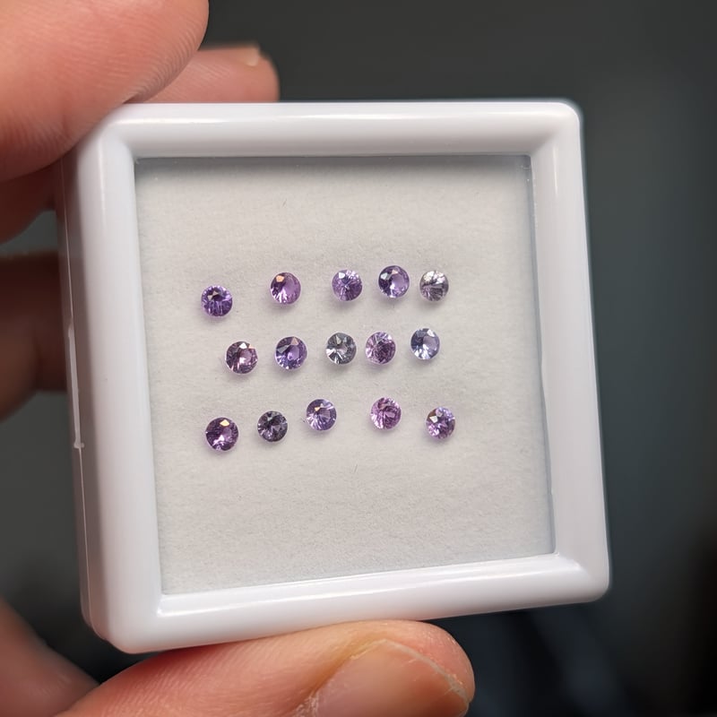 ネット限定】パープル/バイオレットサファイア 2.4-2.5mm メレ