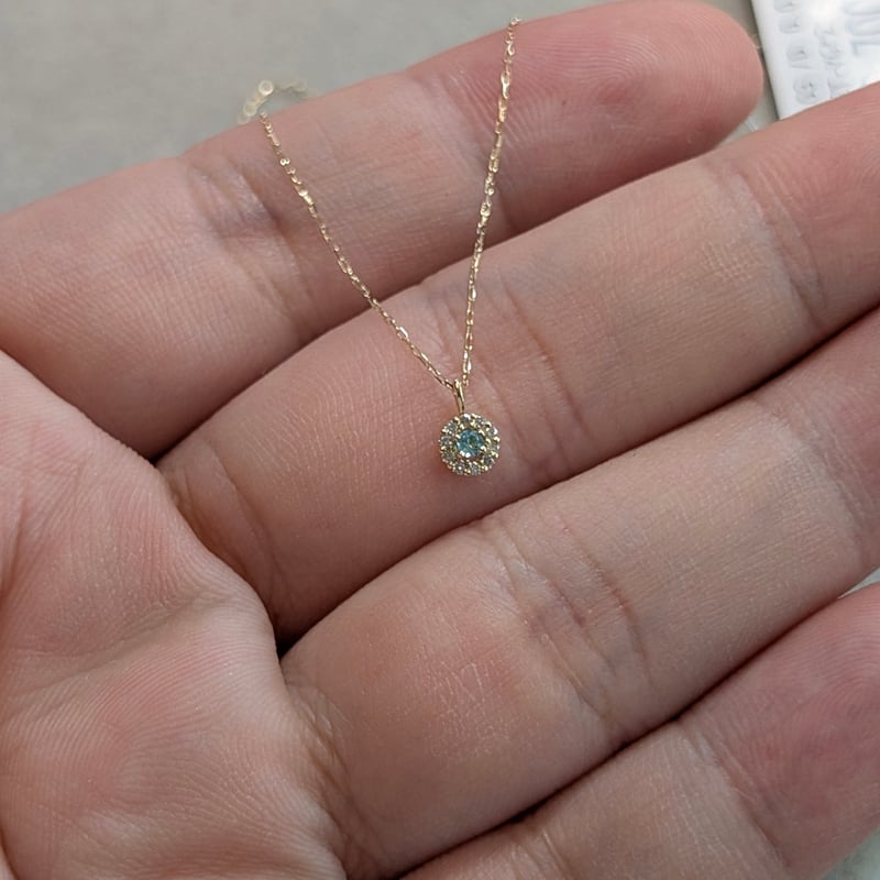 どんぐりです。パライバトルマリン 天然非加熱バイカラーパライバトルマリン0.088ct【ブラジル