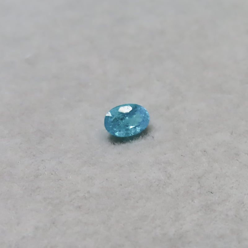 パライバトルマリン 0.21ct 4.7×3.2mm オーバル ルース ブラジル産
