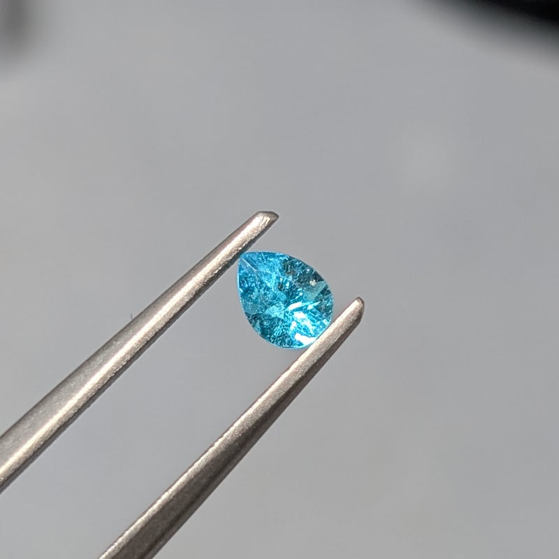 パライバトルマリン パライバ トルマリン 0.22ct 4.42×3.38mm ペアシェイプ ルース