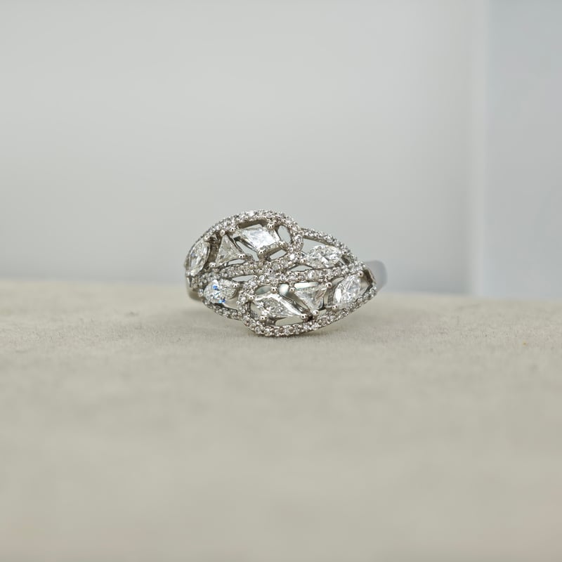 K18WG ダイヤモンド 0.70ct リング 12.5号 | 鈴木屋byJOA STORE
