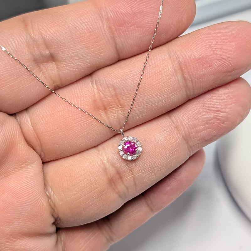連休セール☆ルビー18Kメレダイヤ K18 18金 リング（ ルビー ・ メレダイヤ付き ）の買取実績 | 買取専門