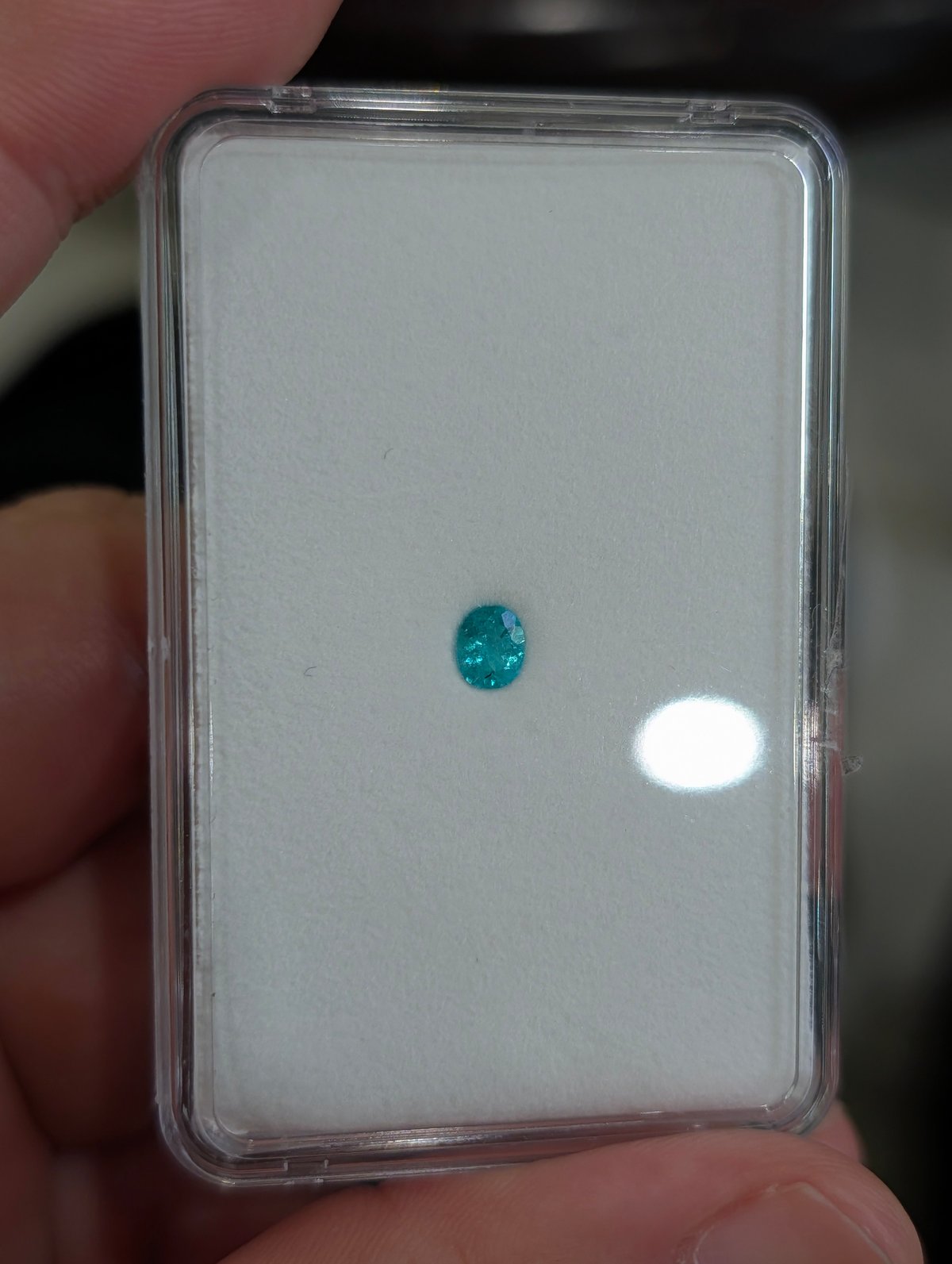 お取り置き】ブラジル産 パライバトルマリン 0.26ct 4.51×3.74mm
