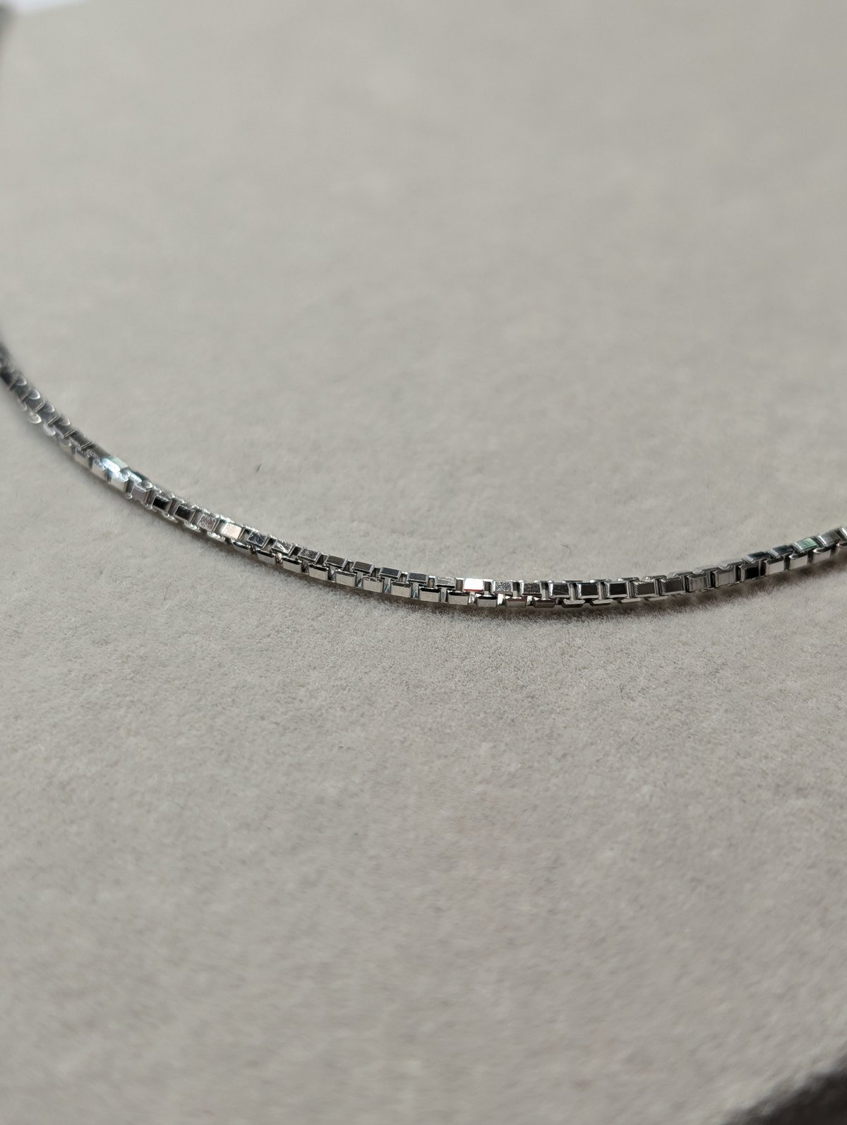 受注生産】PT850 ベネチアンチェーン 1.6mm 50cm スライドアジャスター