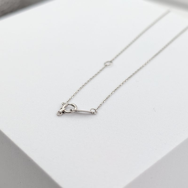 PT850 あずきチェーン ネックレス 40cm Used Jewelry | 鈴木屋byJO