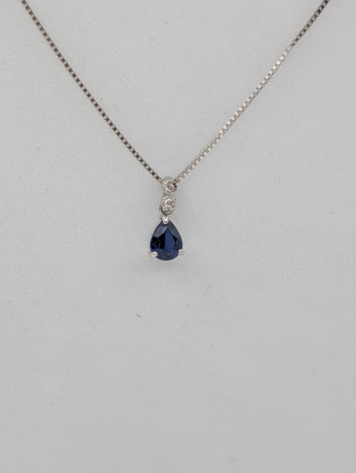 AIGS鑑別】PT950/850ロイヤルブルーサファイア 0.34ct ダイヤモンド 0.0