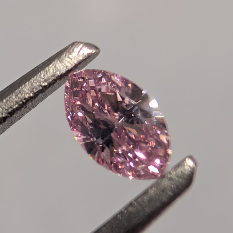 CGLソ】 ピンク ダイヤモンド 0.109ct FANCY INTENSE PINK S