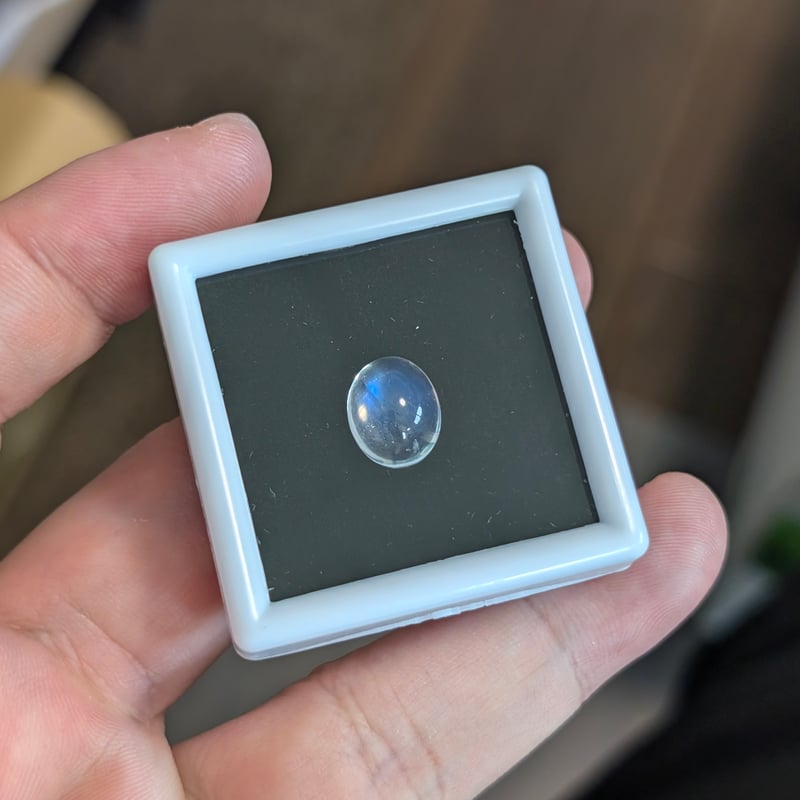 日独ソ】アンデシンラブラドライト 通称ブルームーンストーン 3.953ct