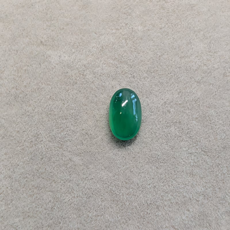 極上透明度】ミャンマー産 翡翠 0.492ct 6.4×4.0mm オーバル