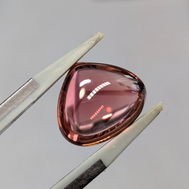 トルマリン ダブルカボション カット 5.17ct マロン ルース