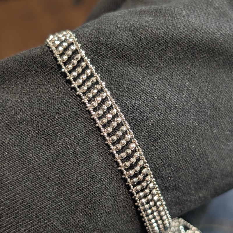 K18WG ブレスレット 18.0cm 6.32g ミラーボール | 鈴木屋byJOA STORE