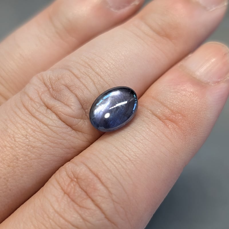 バイオレットスターサファイア 5.12ct 10.76×8.07mm オーバル