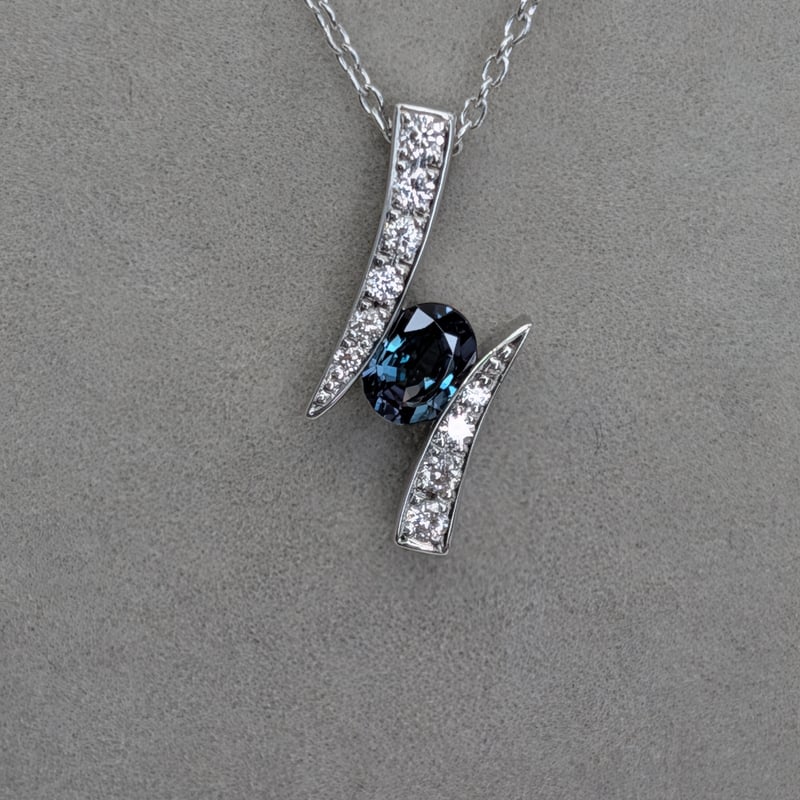 高品質】【リピート不可】PT900/850 アレキサンドライト 0.286ct