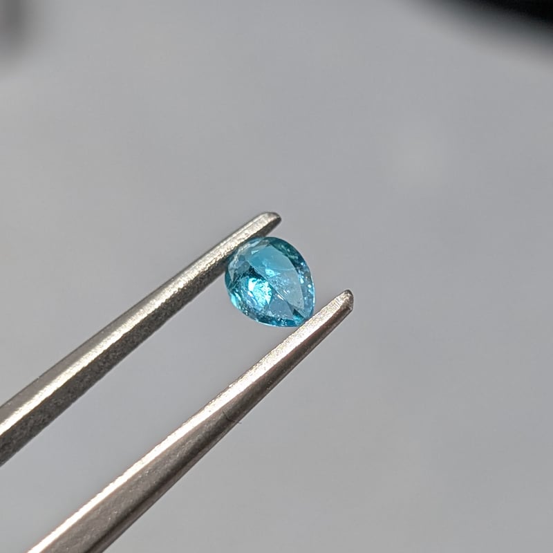 パライバ トルマリン 0.22ct 4.42×3.38mm ペアシェイプ ルース