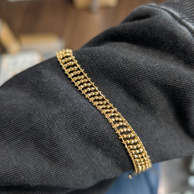 K18YG ブレスレット 18.0cm 5.98g ミラーボール | 鈴木屋byJOA STORE