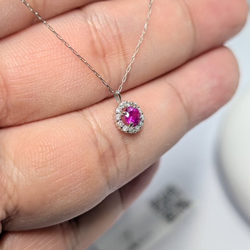 メーカー協賛セール】PT900/850 ルビー 0.18ct ダイヤモンド 0.08ct 取