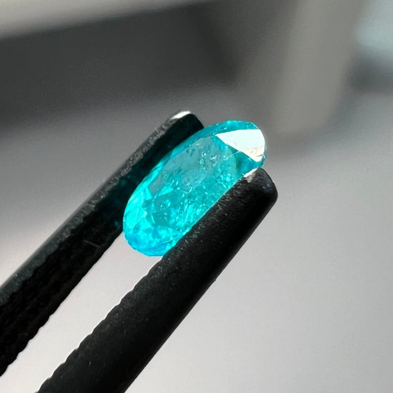 日独産地鑑別書付】ブラジル産 パライバトルマリン 0.219ct 4.67×3.16