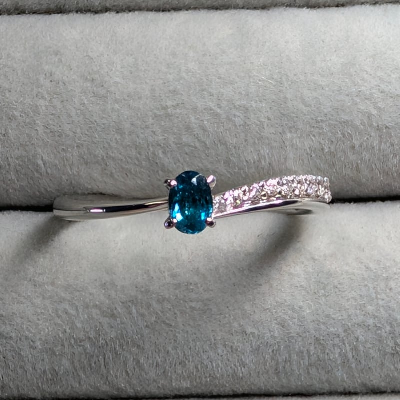 恵子さん様専用❗️3.12カラット パライバリング 指輪 10.5号 GIA鑑付