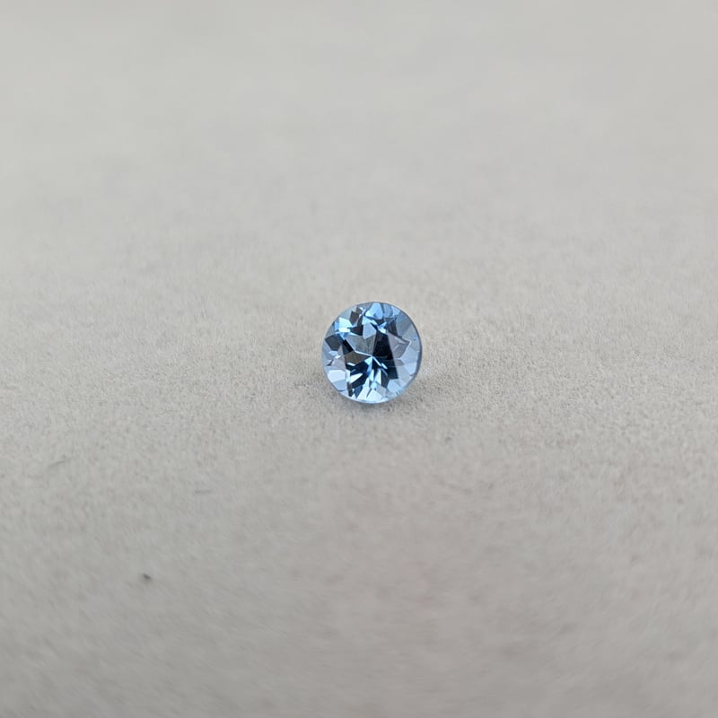 サンタマリアカラー アクアマリン 0.738ct 5.8mm ラウンド カット