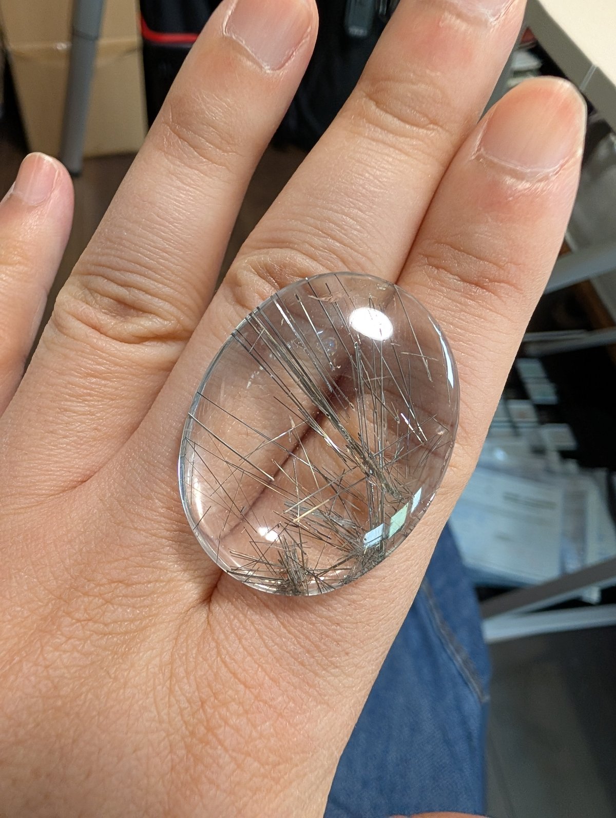 でっっかいルチルクォーツ カボションカットルース | 鈴木屋byJOA STORE