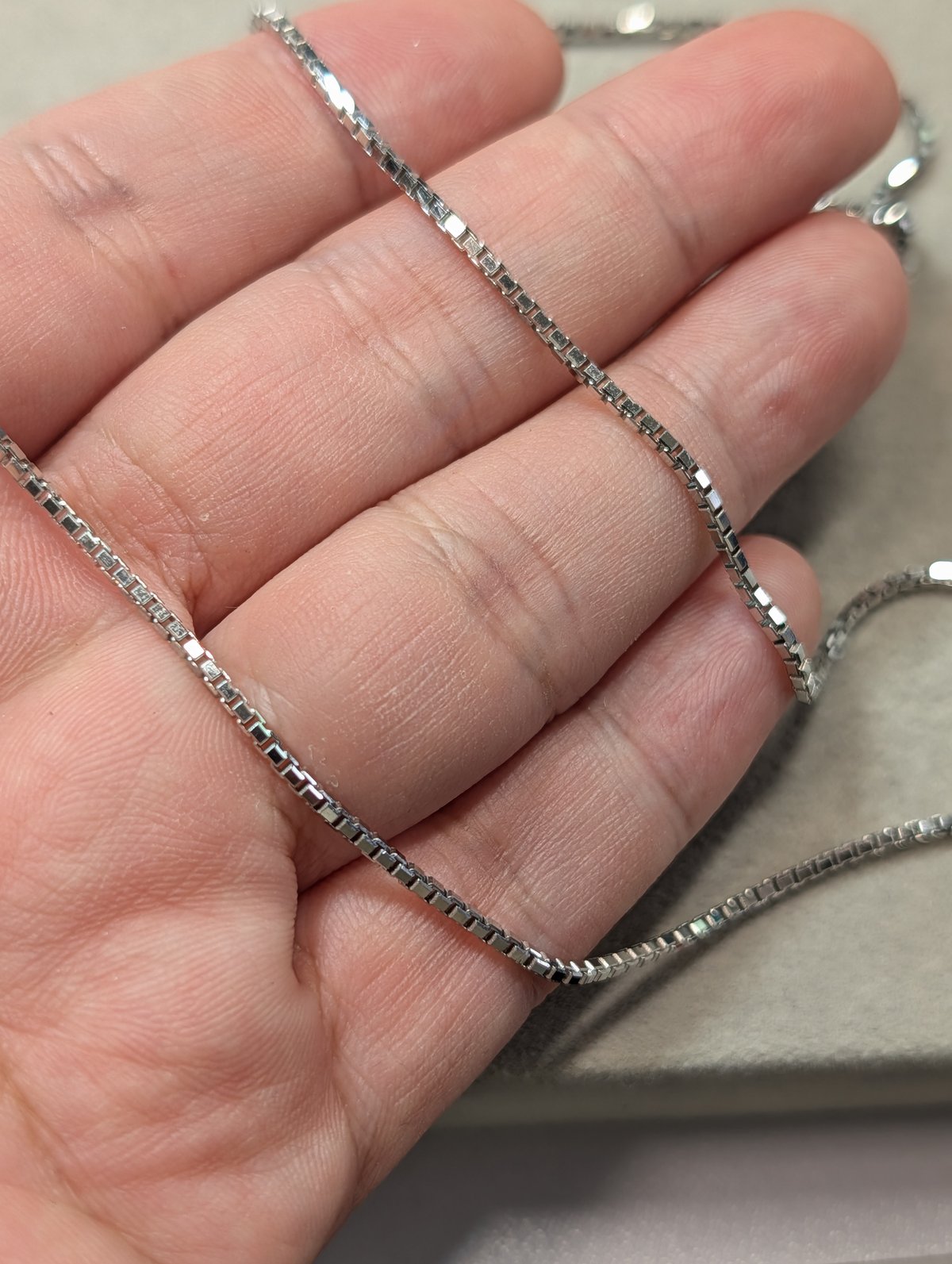 新品未使用 Pt850 ベネチアン チェーン ネックレス アジャスター付き fit=scale-down,w=1200