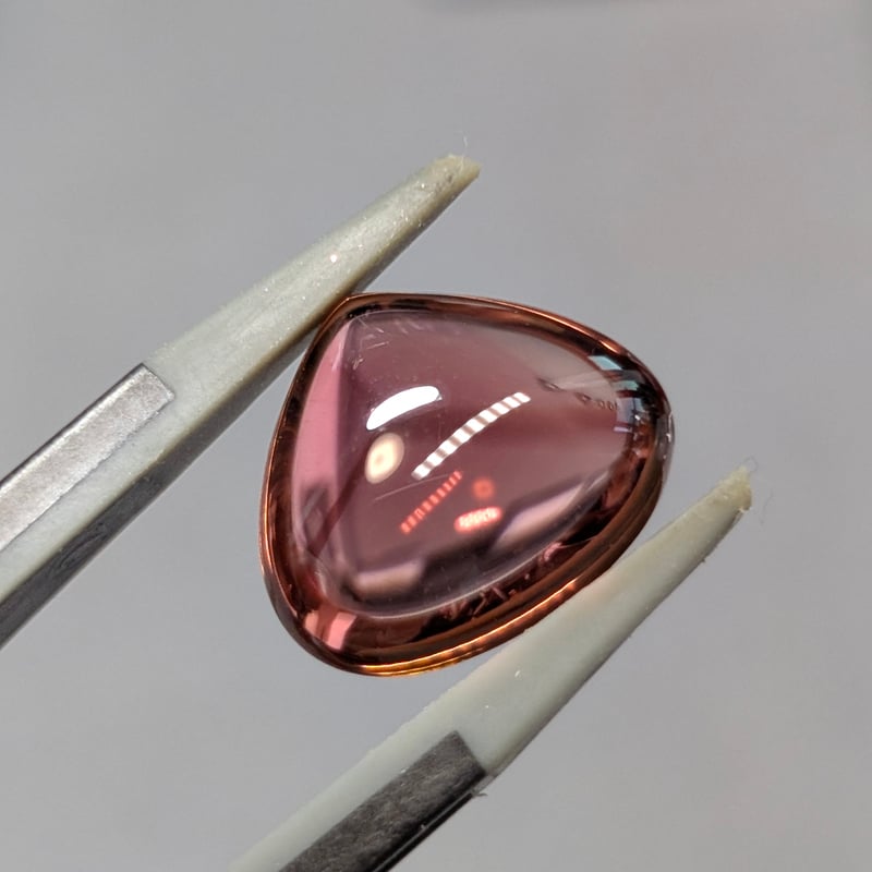 トルマリン ダブルカボション カット 5.17ct マロン ルース