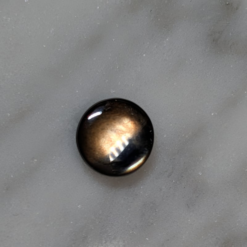 GIA鑑別書】非加熱ゴールドシーンスターサファイア 1.28ct 6.04-6.10mm